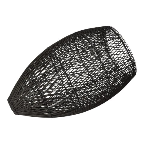 Rustykalna rattanowa lampa wisząca - 35 cm (czarna)