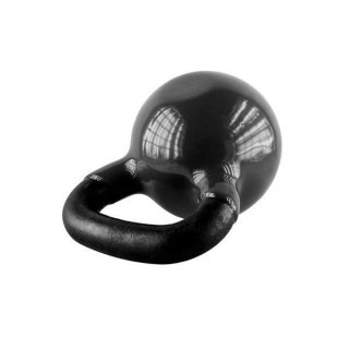 KNV06 BLACK KETTLEBELL ŻELIWNY POKRYTY WINYLEM HMS HMS