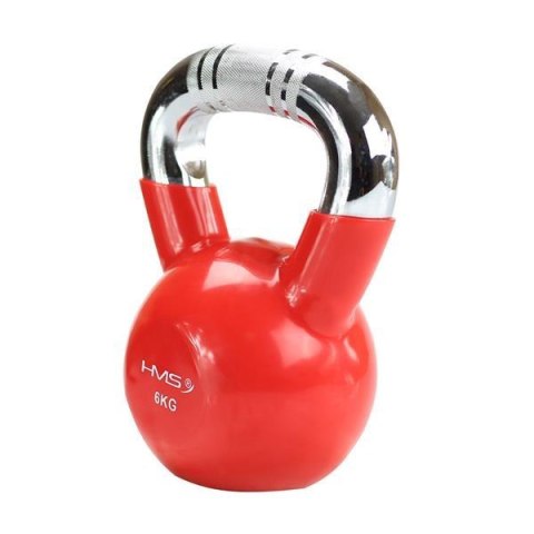 KTC06 RED UCHWYT CHROM RADEŁKOWANY KETTLEBELL ŻELIWNY HMS HMS