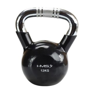 KTC12 BLACK UCHWYT CHROM RADEŁKOWANY KETTLEBELL ŻELIWNY HMS HMS