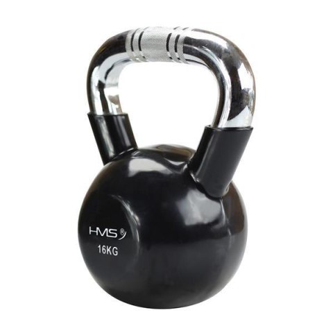 KTC16 BLACK UCHWYT CHROM RADEŁKOWANY KETTLEBELL ŻELIWNY HMS HMS