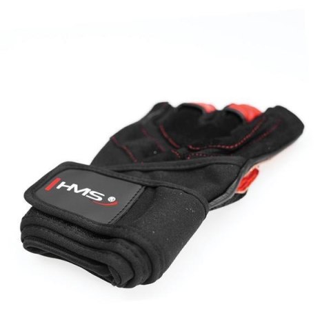 RST01 BLACK/RED ROZM. M RĘKAWICE NA SIŁOWNIĘ HMS HMS