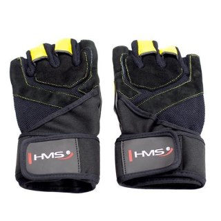 RST01 BLACK/YELLOW ROZM. L RĘKAWICE NA SIŁOWNIĘ HMS HMS