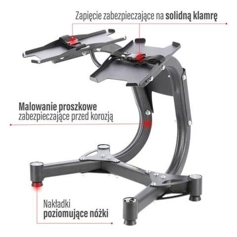 STR10 STOJAK NA SZTANGIELKI REGULOWANE HMS PREMIUM HMS PREMIUM