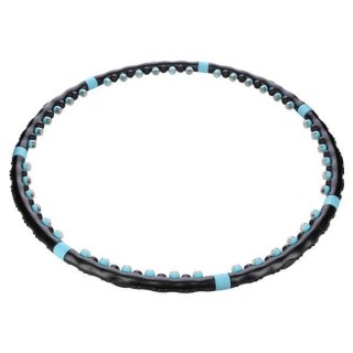 HHP006 BLACK-BLUE HULA HOP MASUJĄCY Z MAGNESAMI 98CM HMS HMS