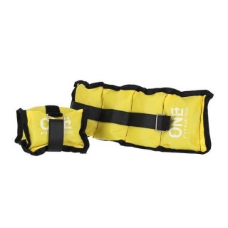 WW02 YELLOW OBCIĄŻNIKI 2 x 1.5 KG ONE FITNESS ONE FITNESS