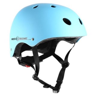 MTV12 NIEBIESKI MATOWY ROZM. XL (55-61 cm) KASK NILS EXTREME NILS EXTREME