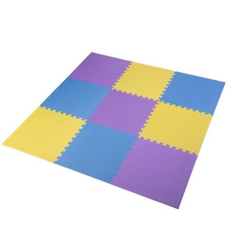 MP10 MATA PUZZLE POD SPRZĘT YELLOW-BLUE-PURPLE 9 ELEMENTÓW 10MM ONE FITNESS