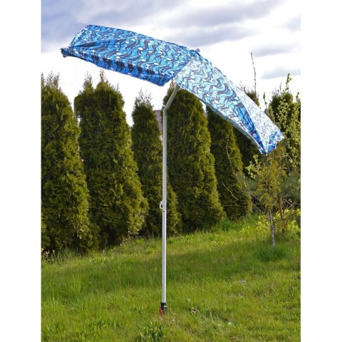 PARASOL PLAŻOWO OGRODOWY 180CM NIEBIESKI MORSKI Saska Garden