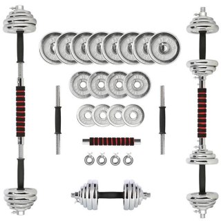 STC21 SZTANGIELKI/SZTANGA W WALIZCE CHROM 2x10KG HMS HMS