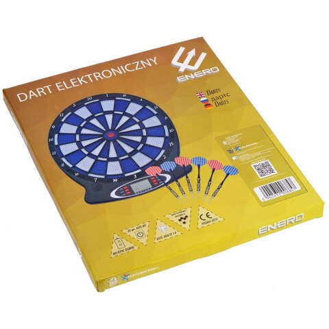 TARCZA DART ELEKTRONICZNY ENERO 43CM + 6 LOTEK Enero