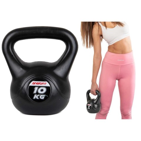 HANTLA KOMPOZYTOWA KETTLEBELL 10 KG ODWAŻNIK ENERO FIT EB FIT