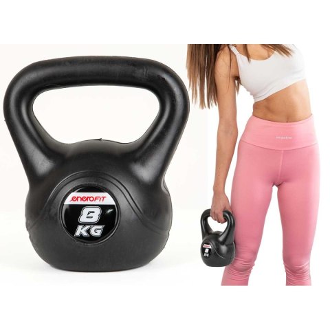 HANTLA KOMPOZYTOWA KETTLEBELL 8 KG ODWAŻNIK ENERO FIT EB FIT