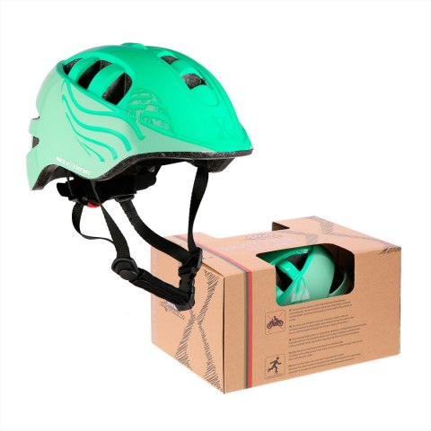 MTW08 ZIELONY ROZM. XS (47-56CM) KASK DZIECIĘCY NILS EXTREME NILS EXTREME