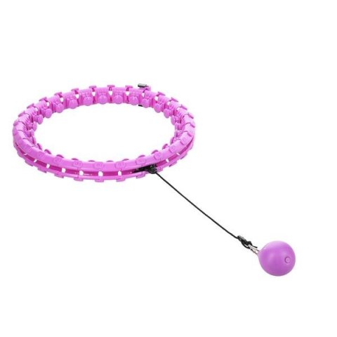 HHW12 PLUS SIZE HULA HOP VIOLET Z WYPUSTKAMI I OBCIĄŻNIKIEM HMS HMS