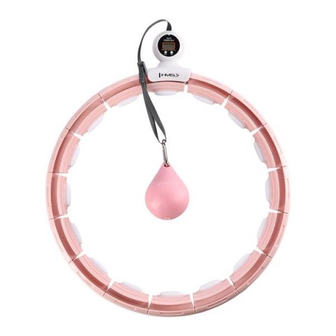 HHM15 HULA HOP PINK Z MAGNESEM I OBCIĄŻNIKIEM + LICZNIK HMS HMS