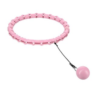 HHW02 HULA HOP LIGHT PINK Z WYPUSTKAMI I OBCIĄŻNIKIEM HMS HMS