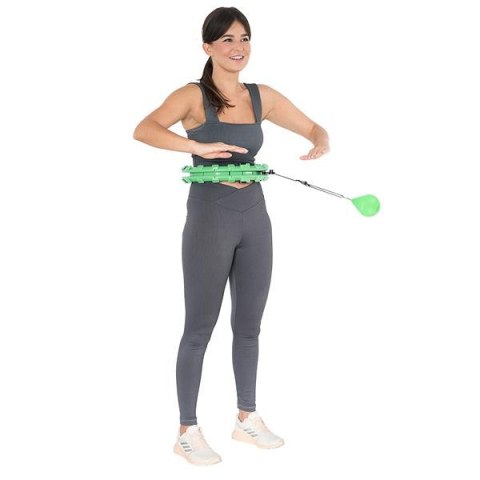 HHW12 PLUS SIZE HULA HOP GREEN Z WYPUSTKAMI I OBCIĄŻNIKIEM HMS HMS