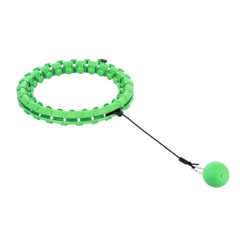 HHW12 PLUS SIZE HULA HOP GREEN Z WYPUSTKAMI I OBCIĄŻNIKIEM HMS HMS