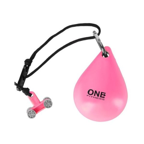 OHA02 HULA HOP PINK Z WYPUSTKAMI I OBCIĄŻNIKIEM ONE FITNESS ONE FITNESS