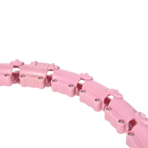 HHW11 PLUS SIZE HULA HOP LIGHT PINK Z WYPUSTKAMI I OBCIĄŻNIKIEM HMS HMS