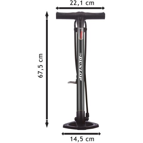 POMPKA WARSZTATOWO - ROWEROWA DUNLOP 174PSI (12BAR) Dunlop