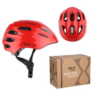 MTW01 LED KASK CZERWONY ROZM. XXS (42-48 cm) NILS EXTREME NILS EXTREME