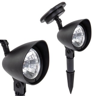 LAMPA SOLARNA REFLEKTOR 3 LED WBIJANY Saska Garden