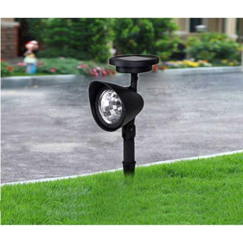 LAMPA SOLARNA REFLEKTOR 3 LED WBIJANY Saska Garden