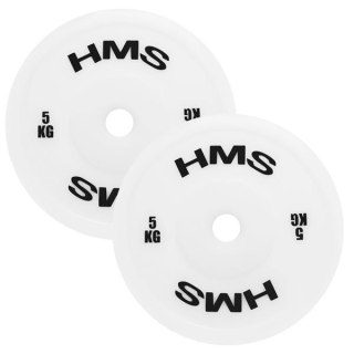 TPP05 WHITE TALERZ OLIMPIJSKI PE 2 x 5.0 KG HMS HMS