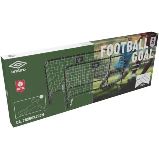 ZESTAW 2 BRAMEK DO PIŁKI NOŻNEJ Z SIATKĄ 78X56X45CM UMBRO Inny