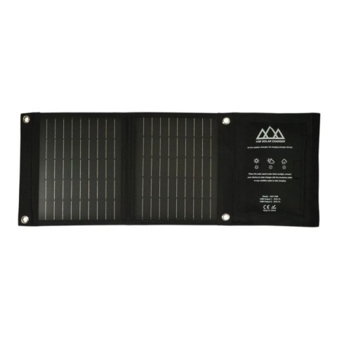 Panel solarny turystyczny 14W podwójne USB wyjście 5V/2.1A BEAST