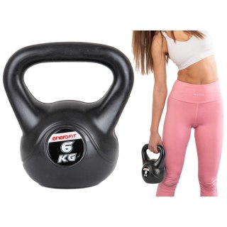 HANTLA KOMPOZYTOWA KETTLEBELL 6 KG ODWAŻNIK ENERO FIT EB FIT