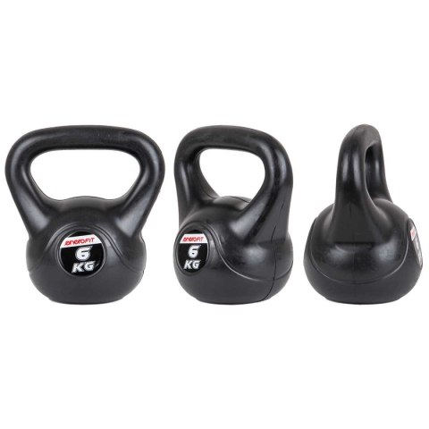 HANTLA KOMPOZYTOWA KETTLEBELL 6 KG ODWAŻNIK ENERO FIT EB FIT