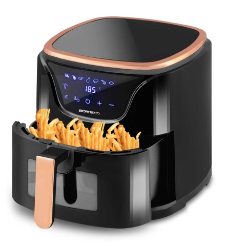 Frytkownica beztłuszczowa Air fryer BD-652 czarno-złota Berdsen