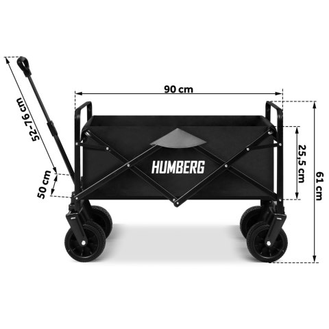 Wózek transportowy, składany 100l Humberg HM-512 Humberg