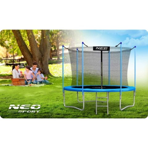 Trampolina ogrodowa 10ft/312cm z siatką wewnętrzną i drabinką Neo-Sport Neo-Sport