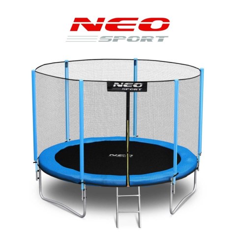 Trampolina ogrodowa 10ft/312cm z siatką zewnętrzną i drabinką Neo-Sport Neo-Sport