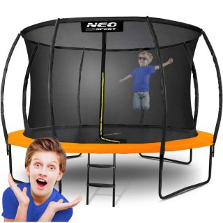 Trampolina ogrodowa profilowana 12ft/374cm z siatką wewnętrzną Neo-Sport Neo-Sport