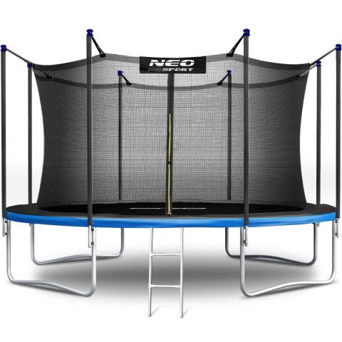 Trampolina ogrodowa 13ft/404cm z siatką wewnętrzną i drabinką Neo-Sport Neo-Sport