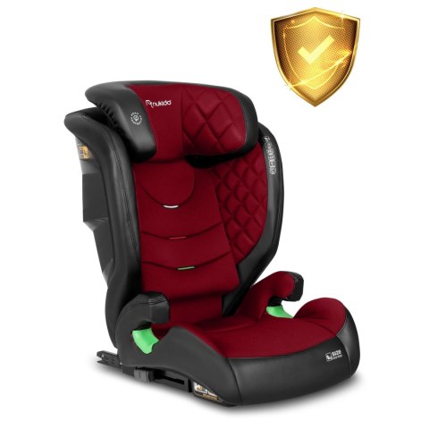 Fotelik samochodowy Nukido Louis czarno-czerwony 15-36 kg ISOFIX Nukido