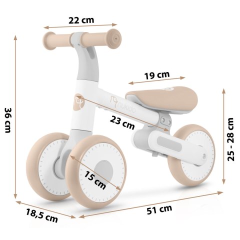 Rowerek biegowy dla dzieci Nukido NK-603 Nukido