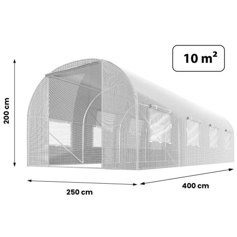 Folia na tunel ogrodowy 2,5x4m (10m2) biała Plonos Plonos