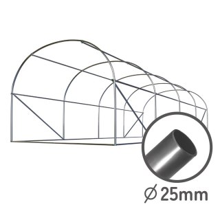 Tunel ogrodowy 2,5 x 4 m (10m2) różowy Plonos Plonos