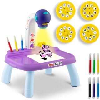 Projektor do nauki rysowania Ricokids 773700 - fioletowy Ricokids