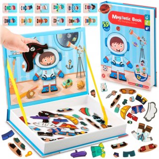 Książka magnetyczna puzzle Przebieranki RK-770 Ricokids