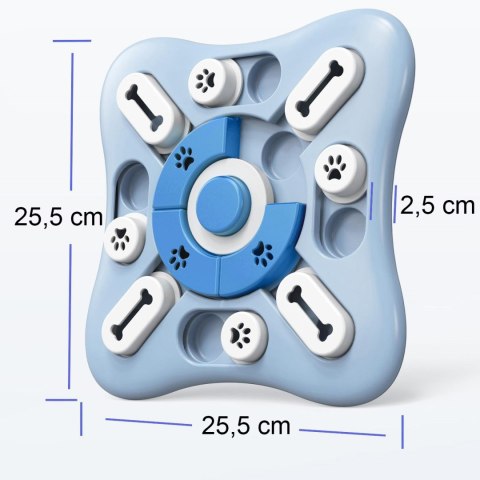 Gra Puzzle zabawka dla psa kota Pongo niebieski