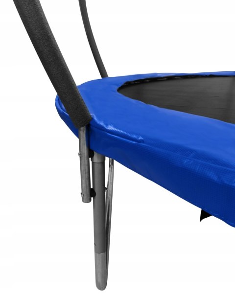 Trampolina z siatką i drabinką HENZEN 244 cm niebieska FT 8