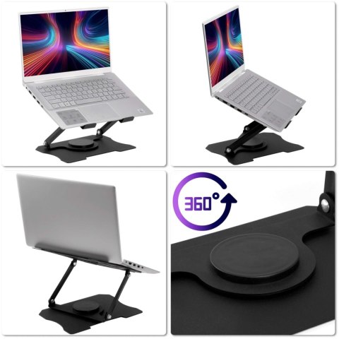 Podstawka pod laptop LAURO czarna