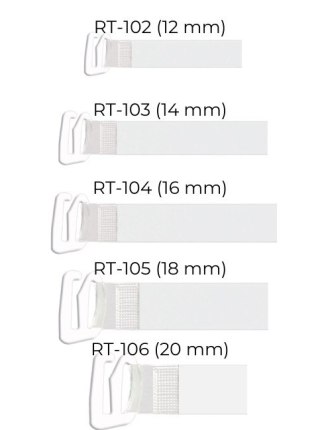 RAMIĄCZKA SILIKONOWE Z METALOWYM ZACZEPEM RT-102 12MM JULIMEX